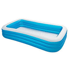 Wim Center Family Inflatable Pool 120 X 72 X 22 For Ages 6 Baby Kids Games Fun Water Swimming Inflatable Pool Inflatable Swimming Pool Family Pool