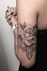 Black Roses Back Of Arm Women S Tattoo Mybodiart Com Pretty Skull Tattoos Tattoos Skull Hand Tattoo
