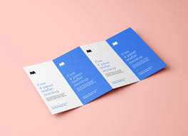Six shots of free book mockup with customizable background color. Free 4 Panel Accordion Fold Brochure Mockup Psd Set Good Mockups