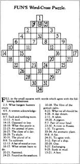 Crossword puzzles can be fun, challenging and educational. Arthur Wynne Wikipedia