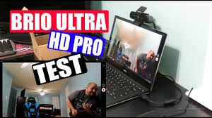 Using The Logitech Brio Ultra Hd Pro Webcam Youtube