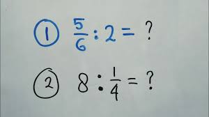 Pembagian Pecahan Biasa Dengan Bilangan Bulat Dan Sebaliknya Matematika Sd Youtube