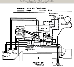 1996 toyota tercel engine diagram. 1992 Toyota Tercel California Model Fuel Injected 4 Hoses Under Injector How To Hook Up To What And Where