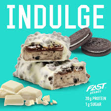 Last chance to order white chocolate birthday cake! White Chocolate Cookies Cream Fast Brands Protein Bars