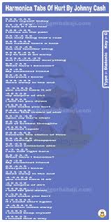 Here are 7 to get you started! Harmonica Tabs Of Hurt Song By Johnny Cash