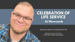 Celebration of Life Service for AJ Newcomb