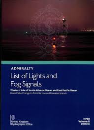 Admiralty List Of Lights And Fog Signals Np80 Vol G