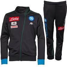 Trainingsanzug napoli 2019/2020 blau licht schwarz günstig. Kappa Jungen Ssc Napoli Abeco Trainingsanzug Navy