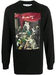 Welcome to the best art school. Off White Caravaggio Painting T Shirt Farfetch