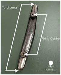 The best way to determine the right size pulls for a set of drawers is to take the width of the cabinet box and divide it by 3. How To Measure Kitchen Cabinet Handles Solid Pewter Hand Forged Architectural Ironmongery