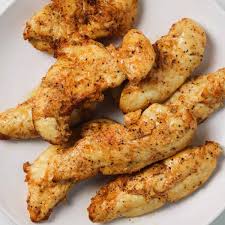 Place the frozen chicken strips into the air fryer basket. Air Fryer Naked Chicken Tenders No Breading Skinny Comfort