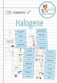 Learn more about the properties of halogens in this article. Halogene Domino Spiel Unterrichtsmaterial Im Fach Chemie Domino Spiele Domino Set Spiel