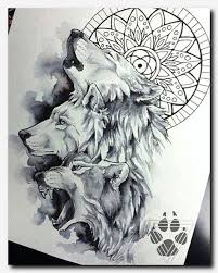 Black And White Wolf Tattoo Meaning Wolftattoo Tattoo Tattoos Best Friends Cool And Meaningful Tattoos Sleeve Tattoo Ontwerpen Girl Side Hip T Small Wolf Tattoo Wolf Tattoo Back Wolf Tattoos