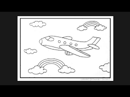 Kumpulan gambar mewarnai hewan, pemandangan, bunga, kendaraan untuk anak sd, tk dan paud. Menggambar Tema Alat Transportasi Cara Menggambar Alat Transportasi Udara Youtube