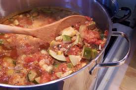 Mix all vegetables together, add enough boiling water to cover pieces, and bring back to a boil. Somethings Old New Green Redo Canning Italian Zucchini In Stewed Tomatoes
