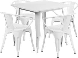 Find your perfect dining chairs at our discount prices. 32 Square Metal Restaurant Table With Steel Chairs