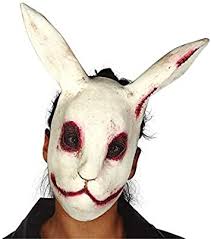 Today i create one of the masks from the new 2019 pet sematary! Adult White Rabbit Mask Latex Scary Pet Sematary Horror Halloween Fancy Dress Amazon Co Uk Pet Supplies