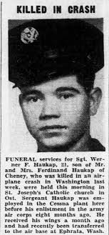 Sgt Werner Frank Haukap (1922-1943)