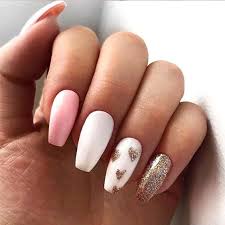 1.12 dried flower nail art. 50 Cute Valentine S Day Nails You Ll Actually Love