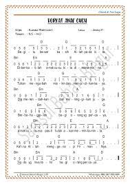 Chord Dan Not Angka Partitur Not Angka Karaoke Lagu Facebook