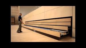 Dixie seating morrisette shaker style ladder back dining chair. Retractable Seating Audience Systems