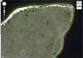 Mysterious Pentagram On Google Maps Explained Google Earth Pentagram Google Maps