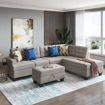 3 Piece Sectional Sofa Wayfair Ca