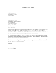 Sample job offer thank you letters. Simple Job Offer Acceptance Letter Templates At Allbusinesstemplates Com