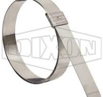 K3 by Dixon Valve | K-Series | Universal Pre-Formed Center Punch Band Clamp  | 3/8" Band Width | 13/16" Clamp ID | Galvanized Steel Band & Buckle | Box  ...
