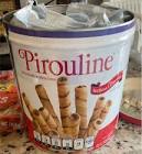 Galletas Barquillo Con Relleno Cremoso