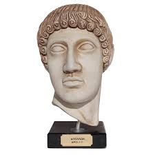 Plaster Head of Apollo