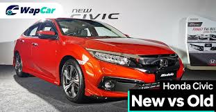 The easily spotted differences between. 2020 Honda Civic Fc Facelift New Vs Old Specs What S New Wapcar