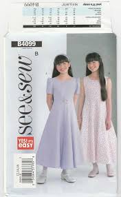 Butterick B4099 Girl S Easter Flower Girl Or Junior Bridesmaid Dress Sewing Pa Bridesmaid Dress Sewing Patterns Short Sleeve Dresses Junior Bridesmaid Dresses