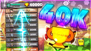 This list ranks brawlers from brawl stars in tiers based on how useful each brawler is in the game. 40 000 Trophies In Brawl Stars World Record Youtube