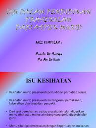 Assalamualaikum semua pelajar falsafah dan isu semasa uuw130, pastikan anda menonton sehingga habis, kerana terdapat. Isu Isu Dalam Pendidikan Prasekolah Dari Aspek Murid