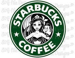 Download Little Mermaid Ariel Disney Princess Starbucks By Svgfiledesigns Disney Starbucks Starbucks Logo Svg Mermaid Disney