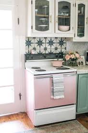 Pastel Pink Oven Makeover At Home With Ashley Retro Kitchen Kitchen Decor Kitchen Remodel