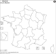 Carte vierge des 13 régions de france à imprimer gratuitement. France Carte De Contour