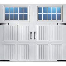 Amarr Classica 2000 White Carriage House Garage Door Multiple Options Sam S Club In 2021 Carriage House Garage Doors Garage Door Windows Carriage House Garage