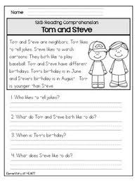 Close Reading Worksheets First And Second Grade Close Reading Comprehension Close Reading Worksheets Reading Comprehension