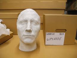 Portrett gipsavstøpning, Nils Pedersen Karasjok