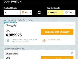 In the ledger live swap tab, select your crypto assets and the accounts of origin and destination. How To Exchange Bitcoin Btc To Litecoin Ltc On Coinswitch By Coinswitch Coinswitch