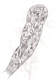 This is the main reason when you look for a sleeve tattoo design meeting your interests you get confused. Outline Full Sleeve Tattoo Template Tattoo Designs Ideas