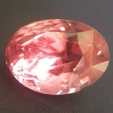 1 17 Carats Natural Padparadscha Sapphire Loose Gemstone Certified Gemstones Padparadscha Sapphire Loose Gemstones