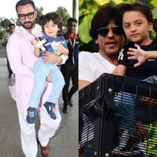 Shah Rukh Khan Abram Or Saif Ali Khan Taimur Who Is The Cutest Father And Son Duo In Bollywood Comment In 2020 Father And Son Saif Ali Khan Bollywood