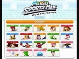 When you complete the following tasks the corresponding character for that particular sport will become a playable option. How To Get All Mario Sports Mix Characters At Once Youtube