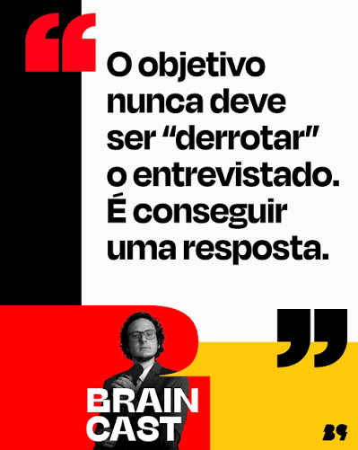🎙️ NOVO EPISÓDIO | Fazer a pergunta difícil é parte do trabalho. Saber por que você continua insistindo também. Quando alguém foge da pergunta, o jornalista deve reformular, interromper ou perguntar novamente.