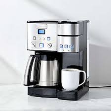 Hamilton beach single serve coffee brewer and full pot coffee maker. Single Cup And Pot Coffee Makers Crate And Barrel