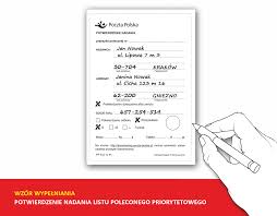 Z tego powodu poczta nie umożliwia wypełnienia druków przez internet ani nie dzieli się. Poczta Polska