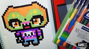 Handmade Pixel Art How To Draw A Kawaii Zombie By Garbi Kw Halloween Pixelart Pixel Art Pixel Minecraft Pixel Art